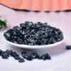 Pierres d'obsidienne flocons de neige naturelle dans un bol, motif noir et gris, décoration zen