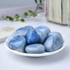 Pierres roulées en aventurine bleue naturelle polies à la main, parfaites pour la méditation, la décoration et le bien-être énergétique
