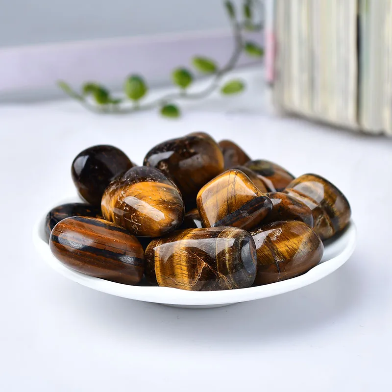 pierres-roulees-oeil-de-tigre-naturel-bol Pierres roulées en œil de tigre naturel dans un bol, cristaux pour protection et énergie positive